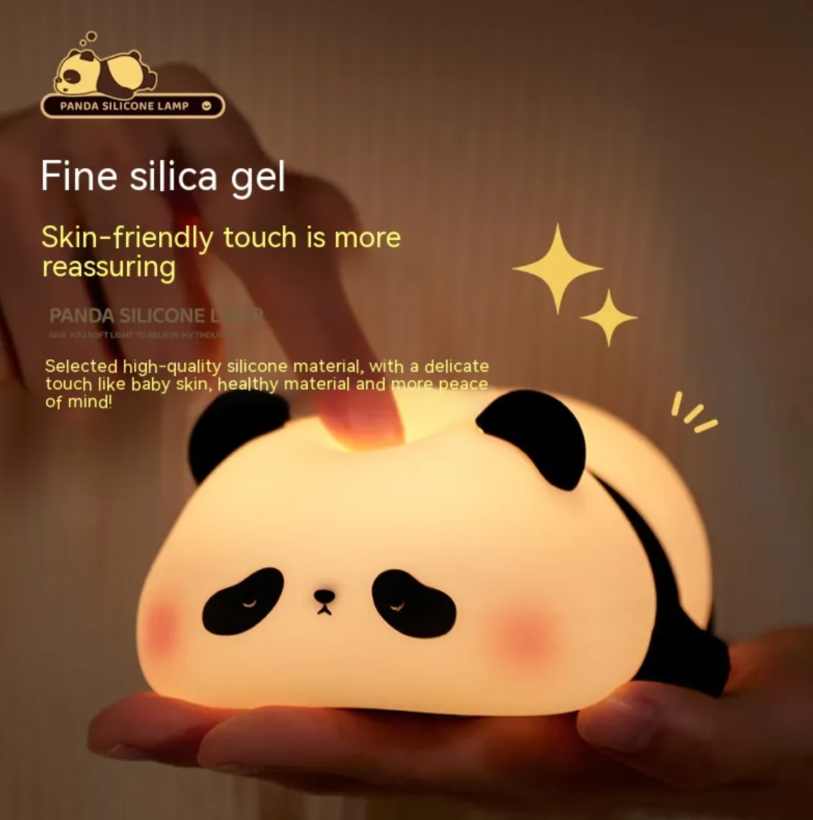 Panda Silicone Night Light