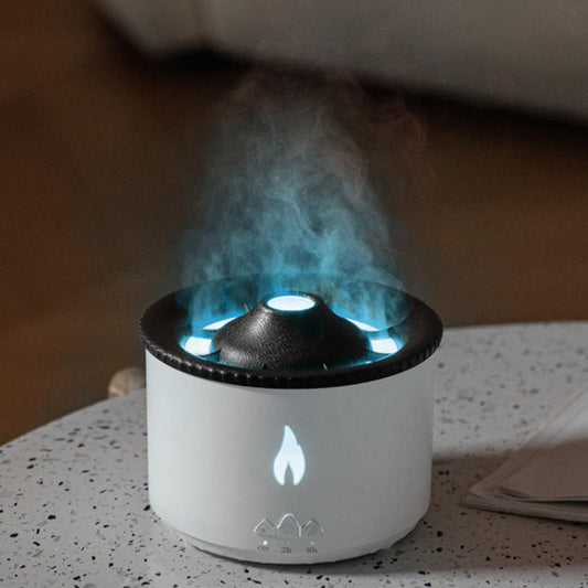 New Two-color Spray Ring Volcano Humidifier